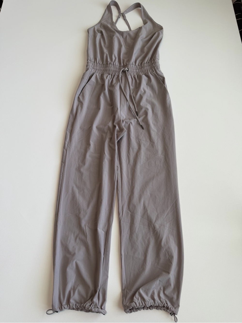 Abercrombie & Fitch YPB motionTEK Hybrid Jumpsuit Grey Size Small